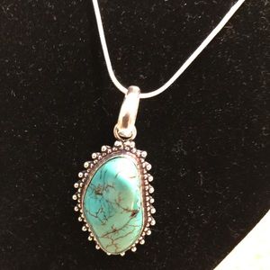 Turquoise pendent 🦋